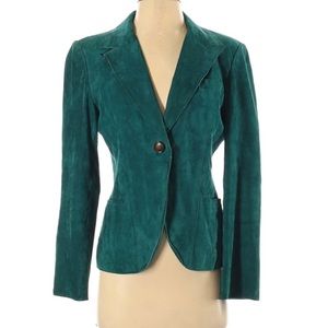 Anne Klein Leather Blazer‎